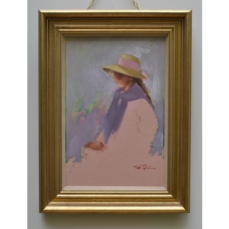 Woman Wearing a Hat; SOLD